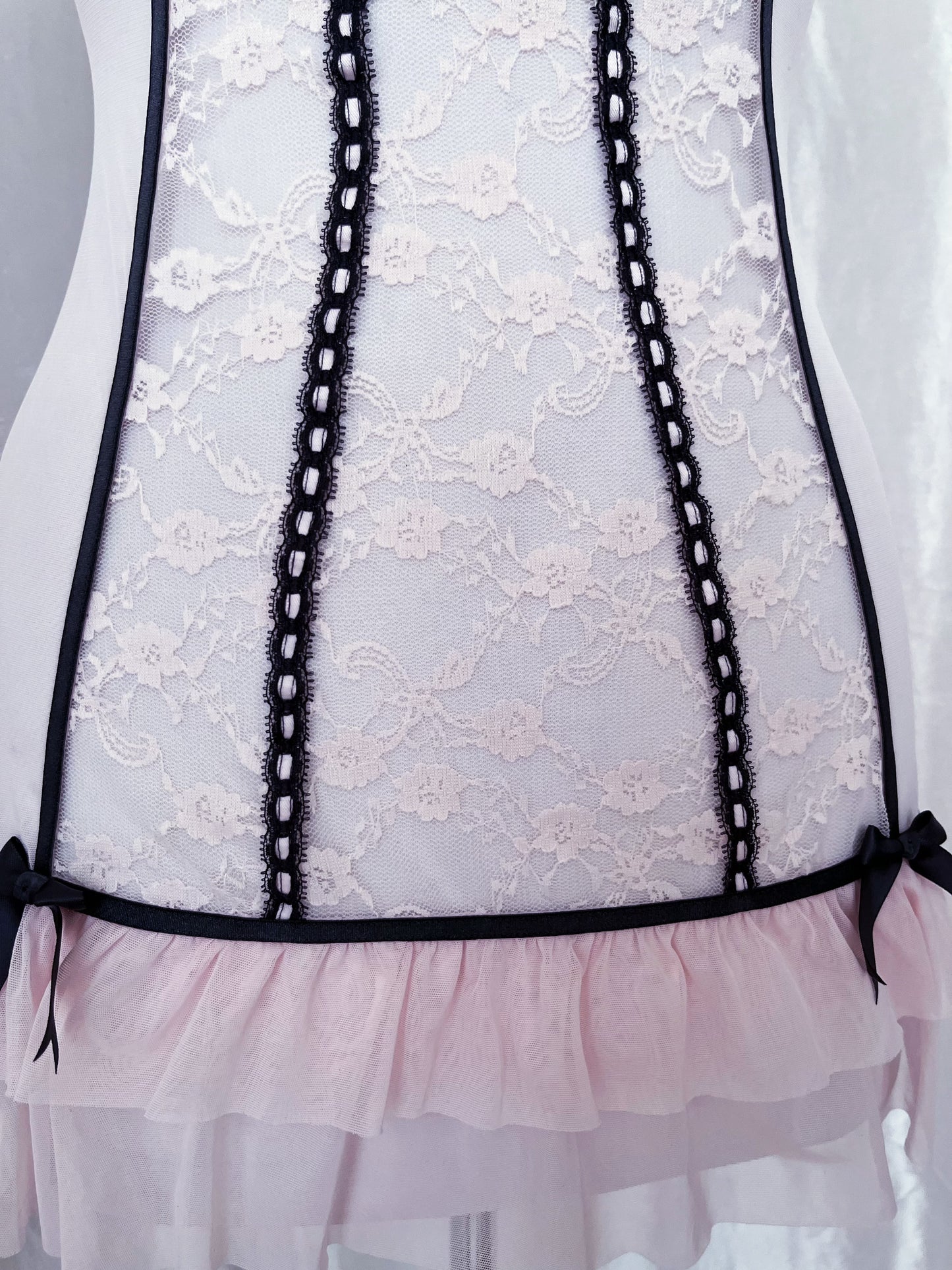 Fairy coquette see-through & lace babydoll 🎀🧚🏻