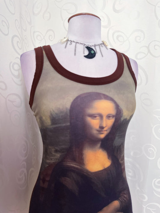 00βs Mona Lisa tank top πΌοΈ