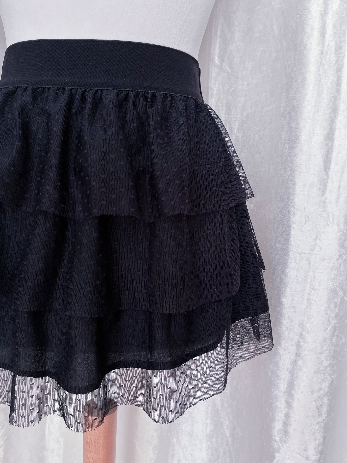 Dark coquette tulle black skirt 🎀
