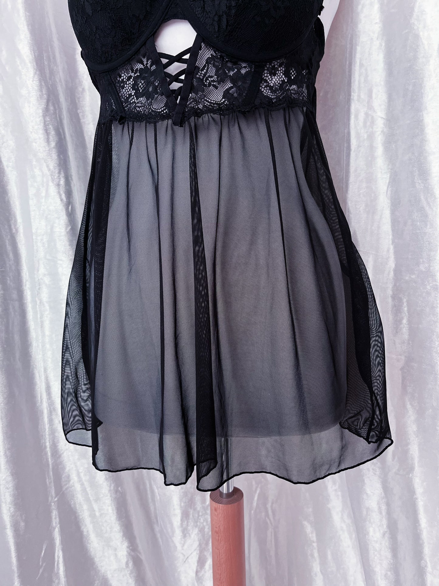 Gothic mesh babydoll 🖤🦇