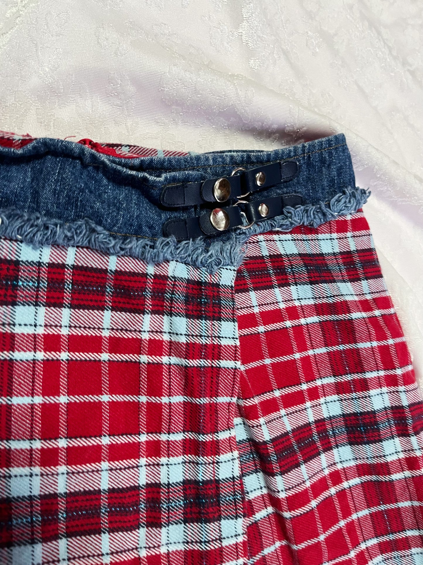 Iconic checked skorts