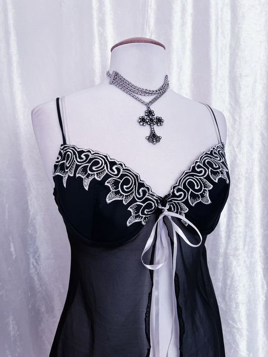 Dark fairy black bustier top π€π§πΌββοΈ