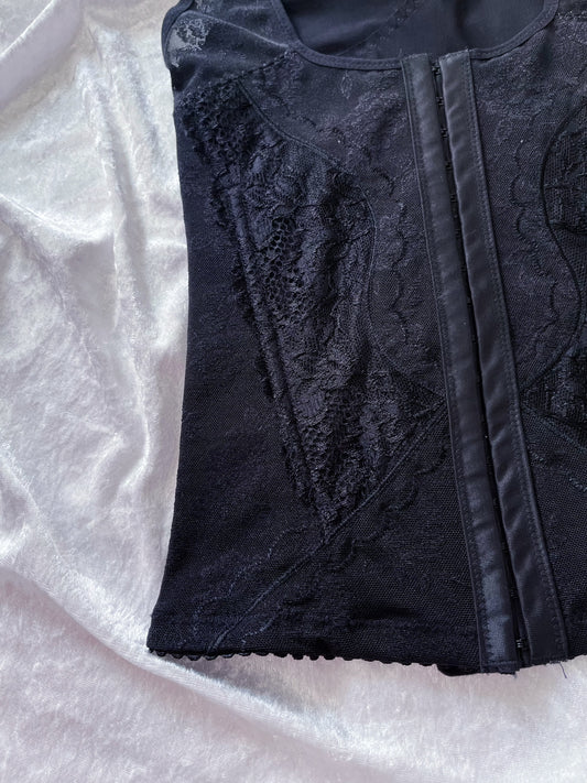 Alternative lace & mesh training corset ๐ธ๏ธ