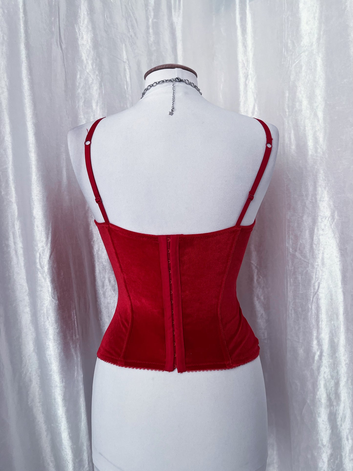 Little red riding hood velvet corset ❤️🐺