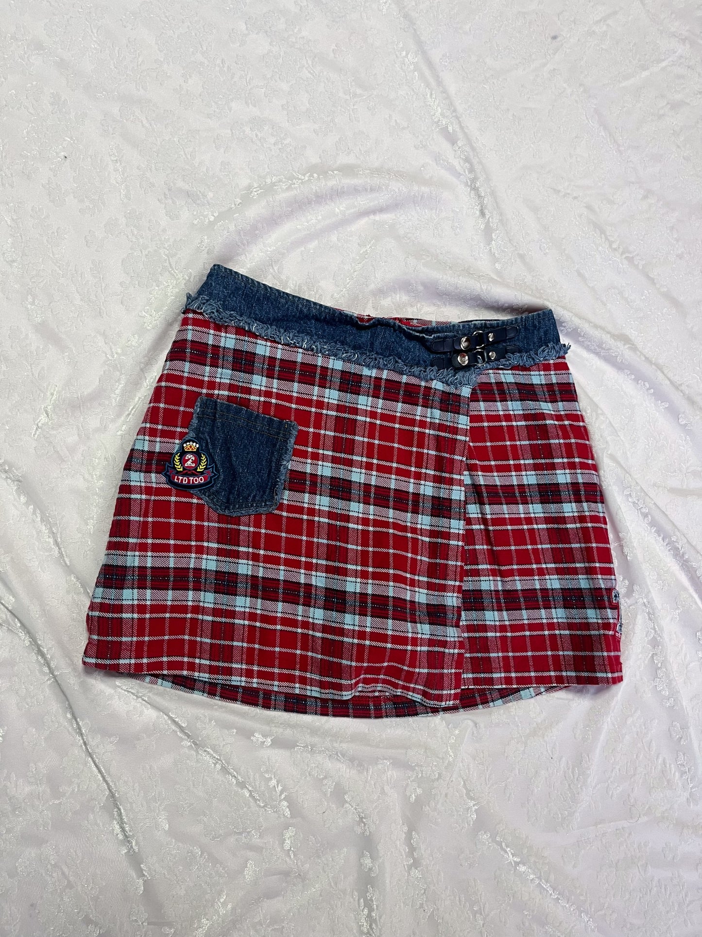 Iconic checked skorts