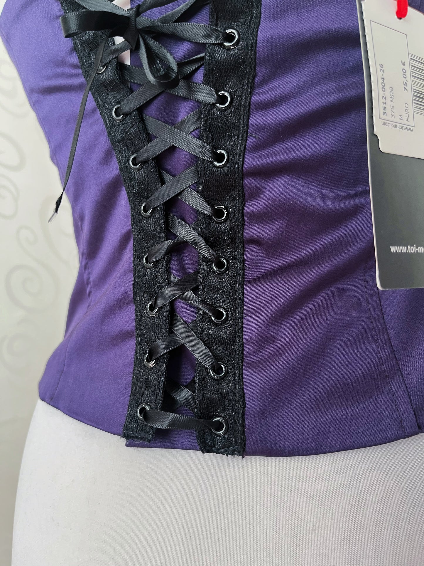 00βs whimsy deadstock purple corset ππ