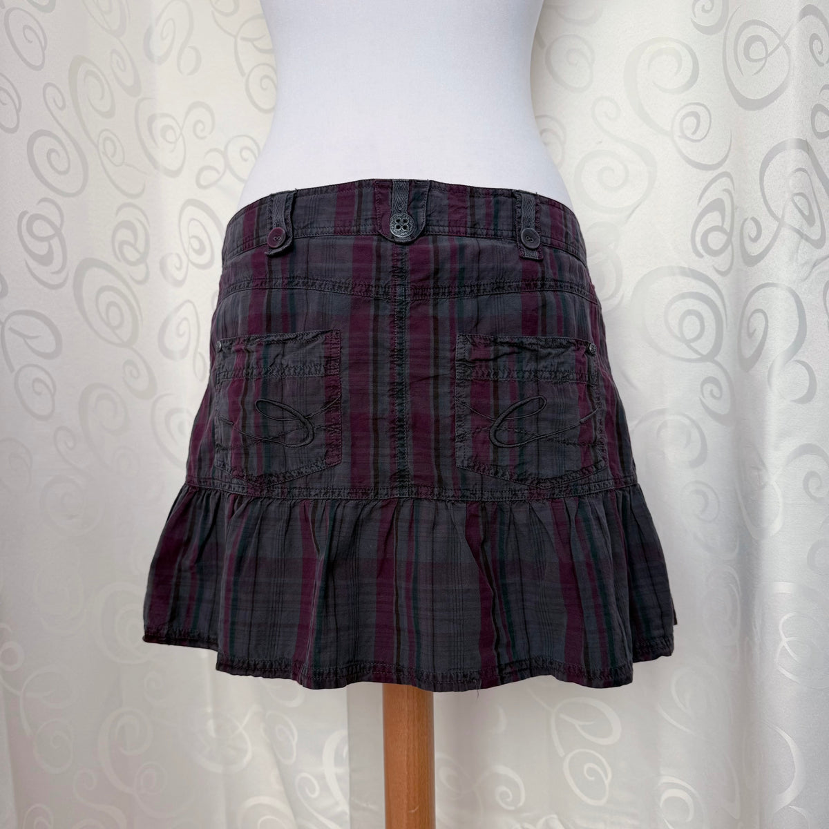 Espirit Emo/Dark Coquette plaid skirt 🫀