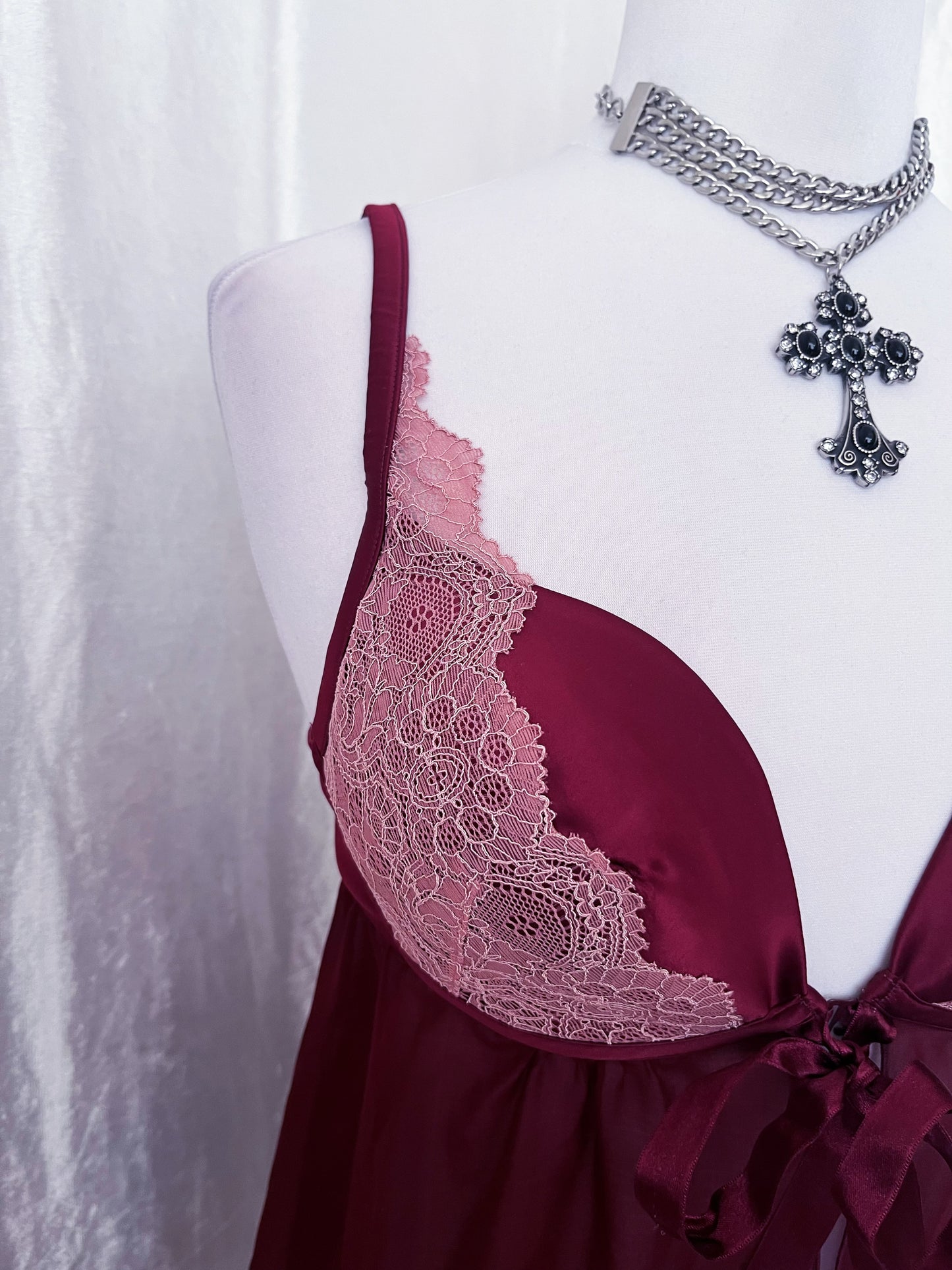 Whimsy fairy burgundy bustier top 🌹