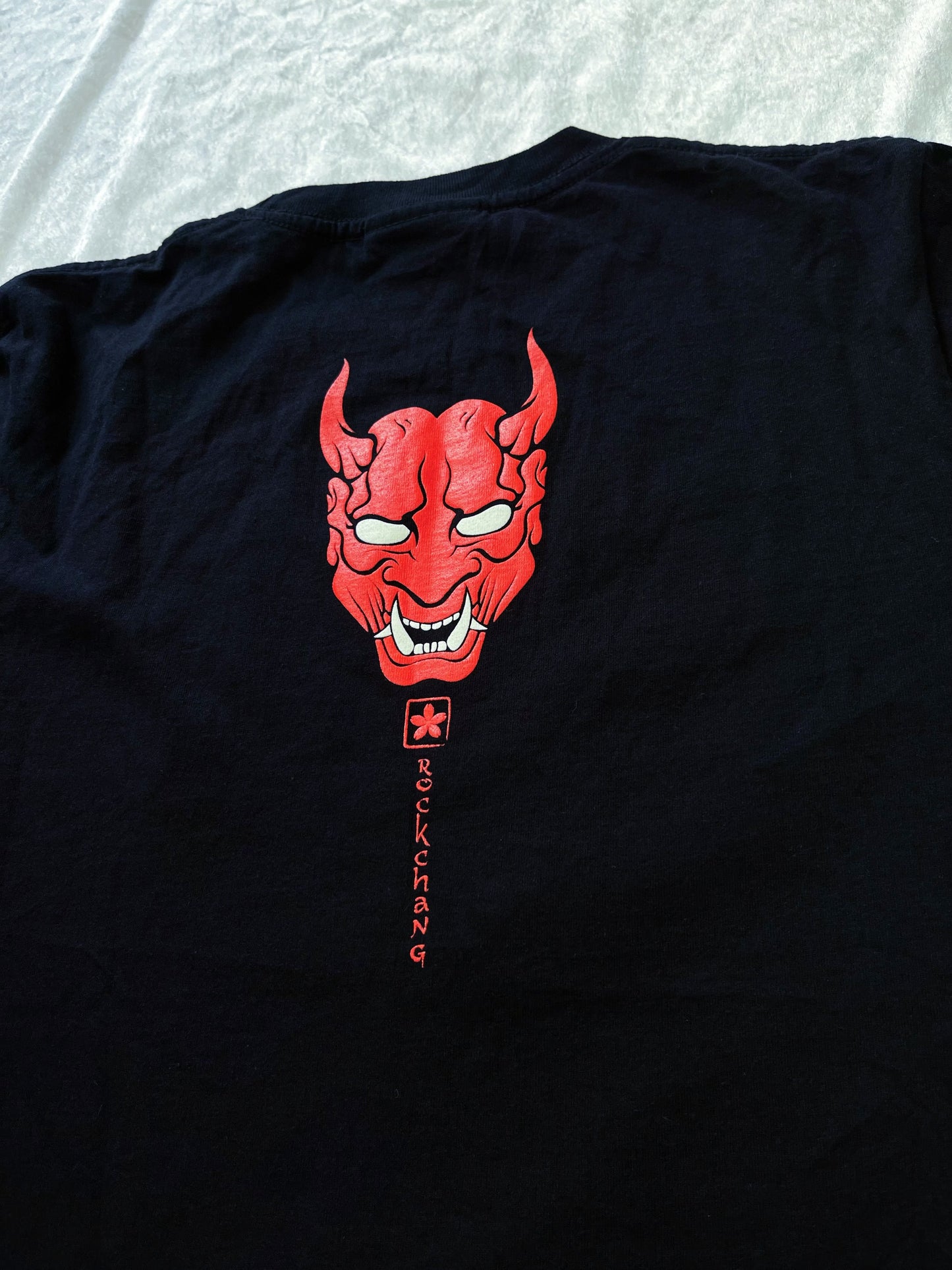 Vintage Geisha cotton shirt with PIERCING & embossed dragon details 👺👹