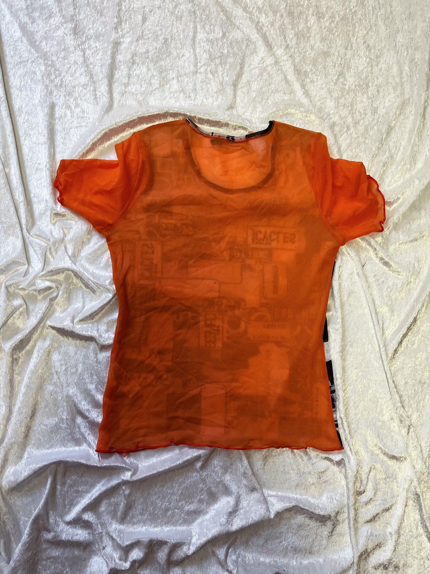 Y2K Paspport mesh tee