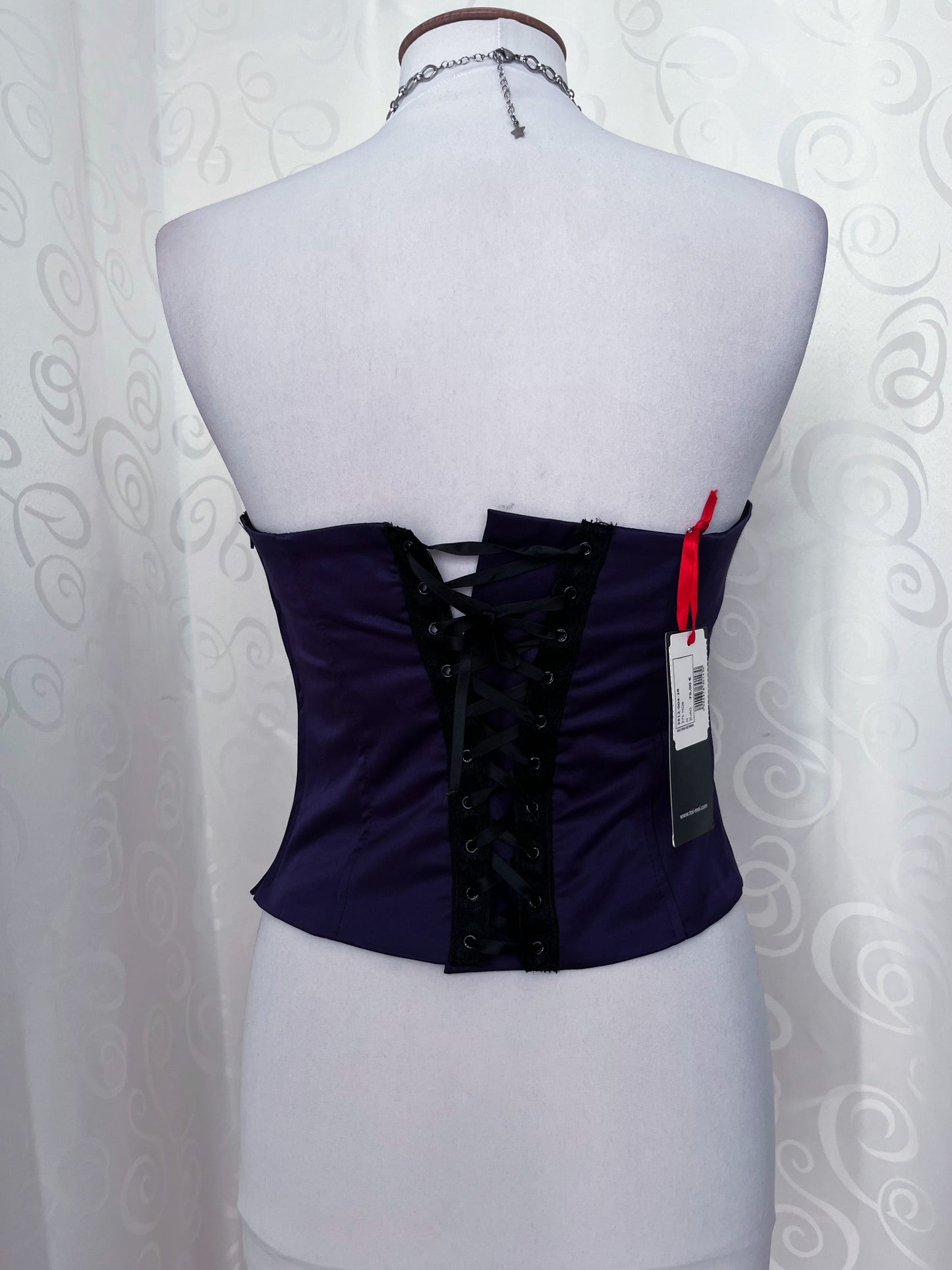 00βs whimsy deadstock purple corset ππ