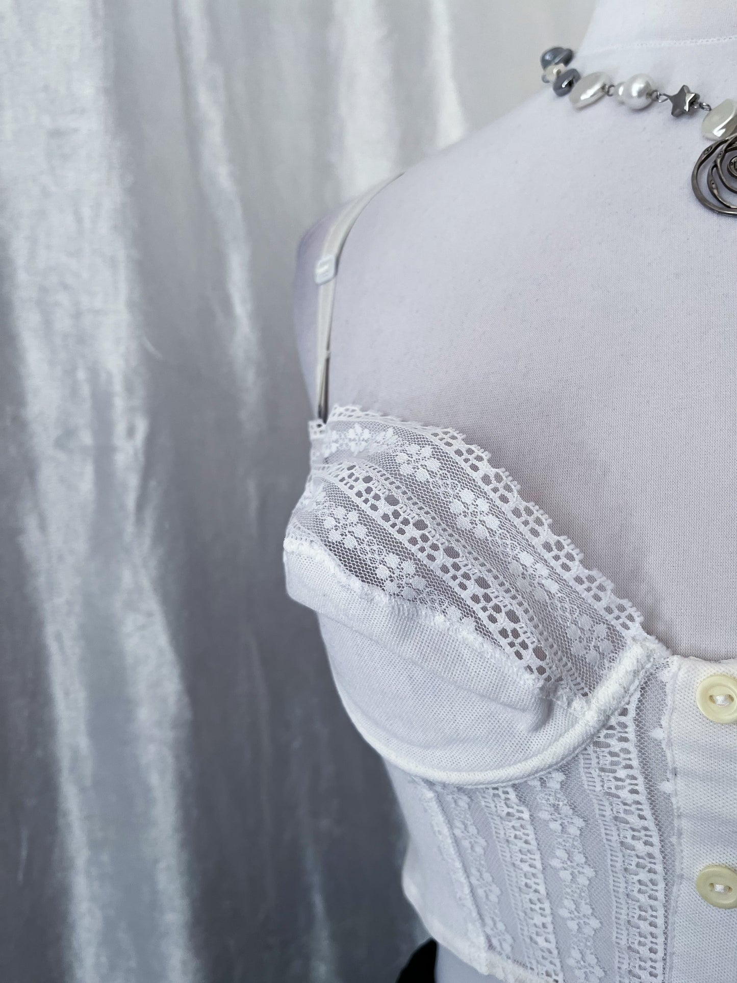 Sisley white corset top 🥧