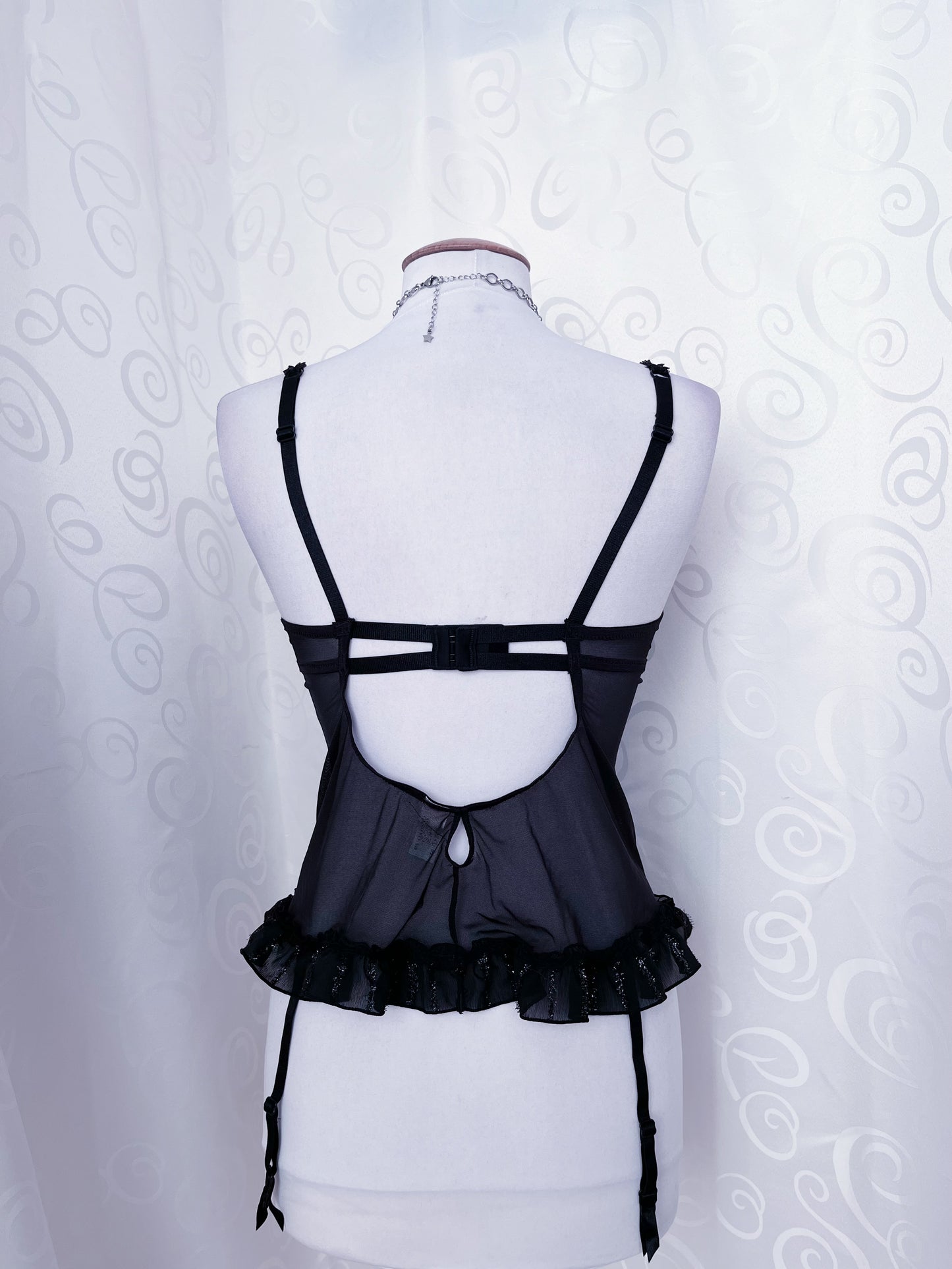 Whimsygoth mesh bustier top🕸️🕷️