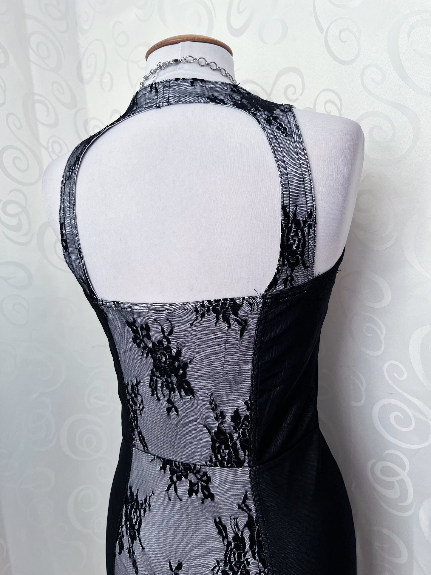 Hot gothic zip-up fitting dress 🦇