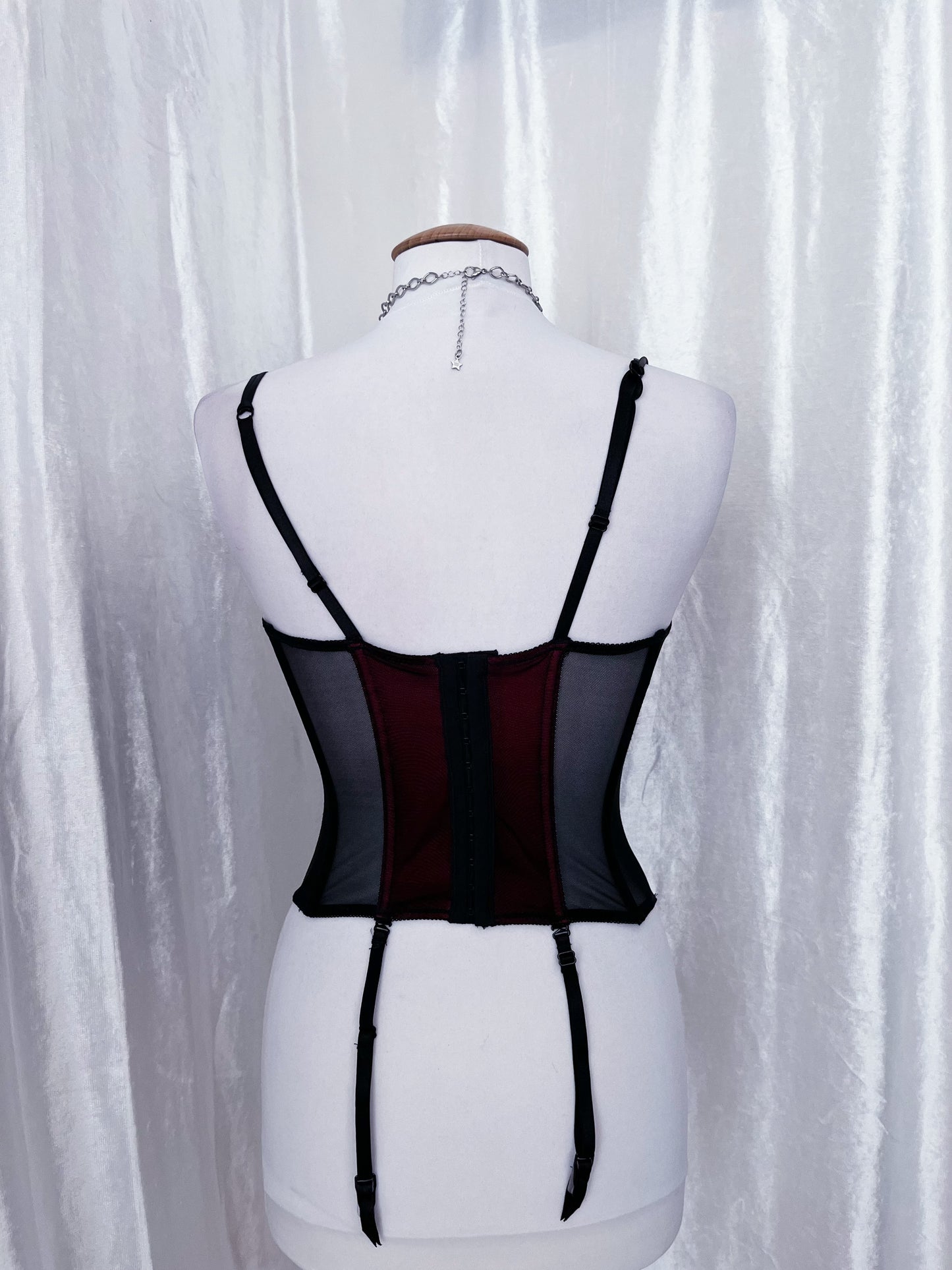 Vampire mesh corset top 🩸