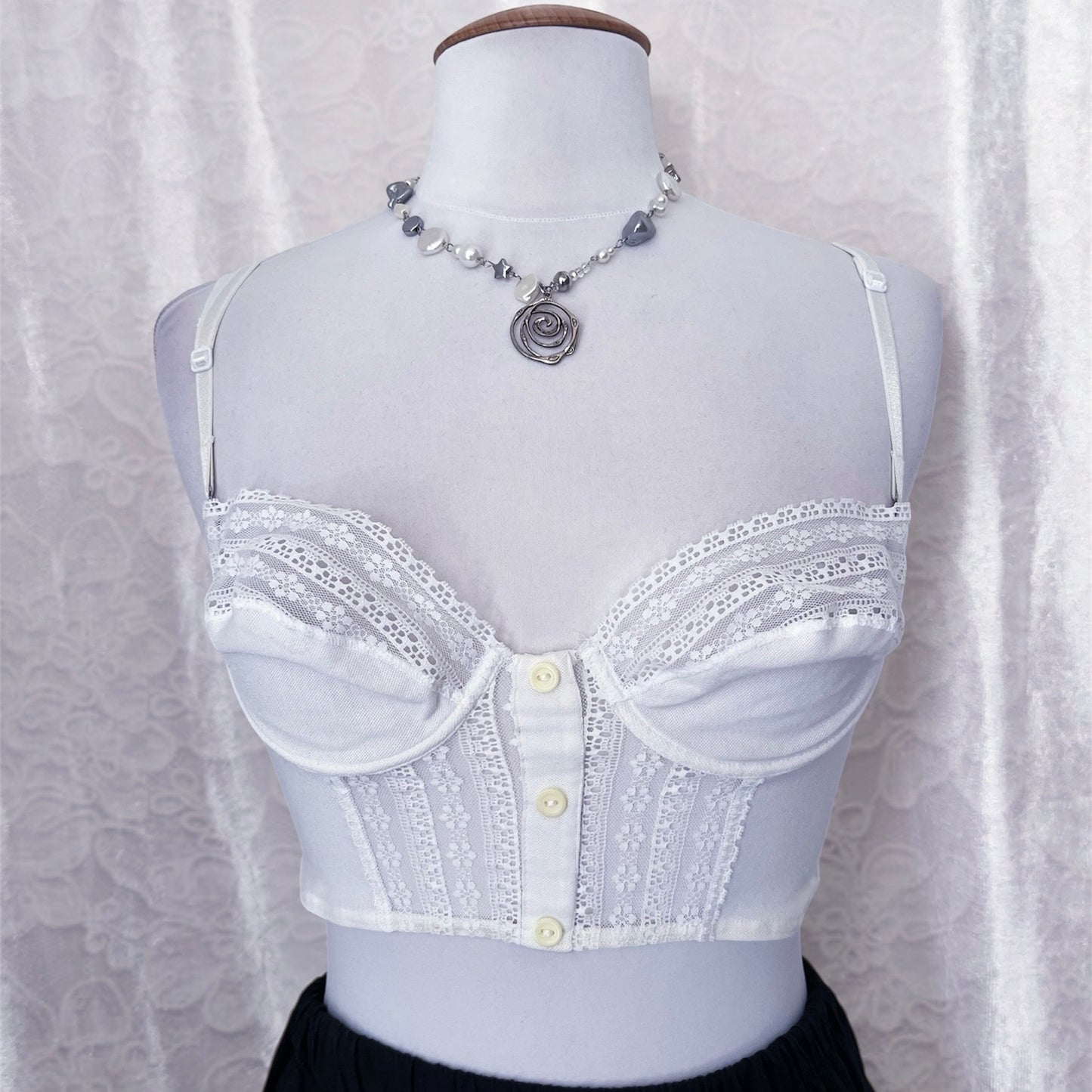 Sisley white corset top 🥧