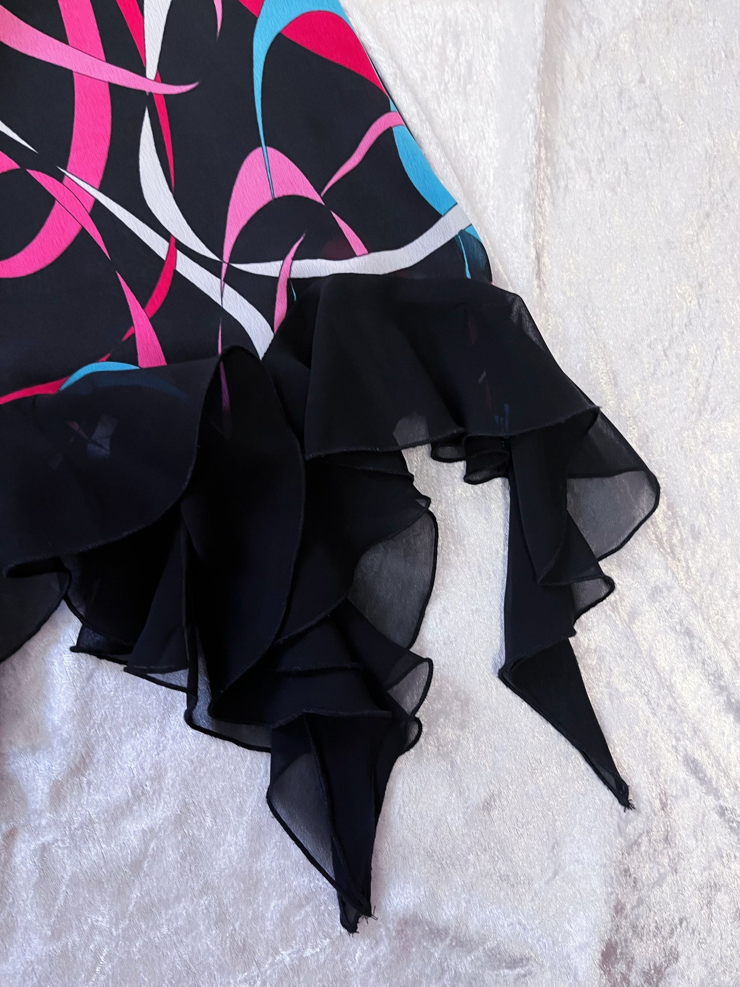 Y2K witchy asymmetrical skirt