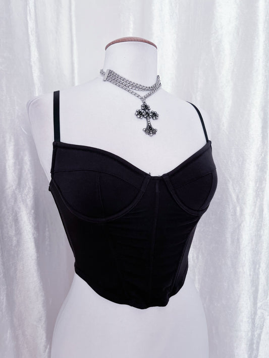 Must-have black corset top β¨π¦