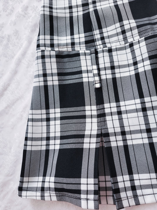 Emo Y2K checked dress πΈπ¦