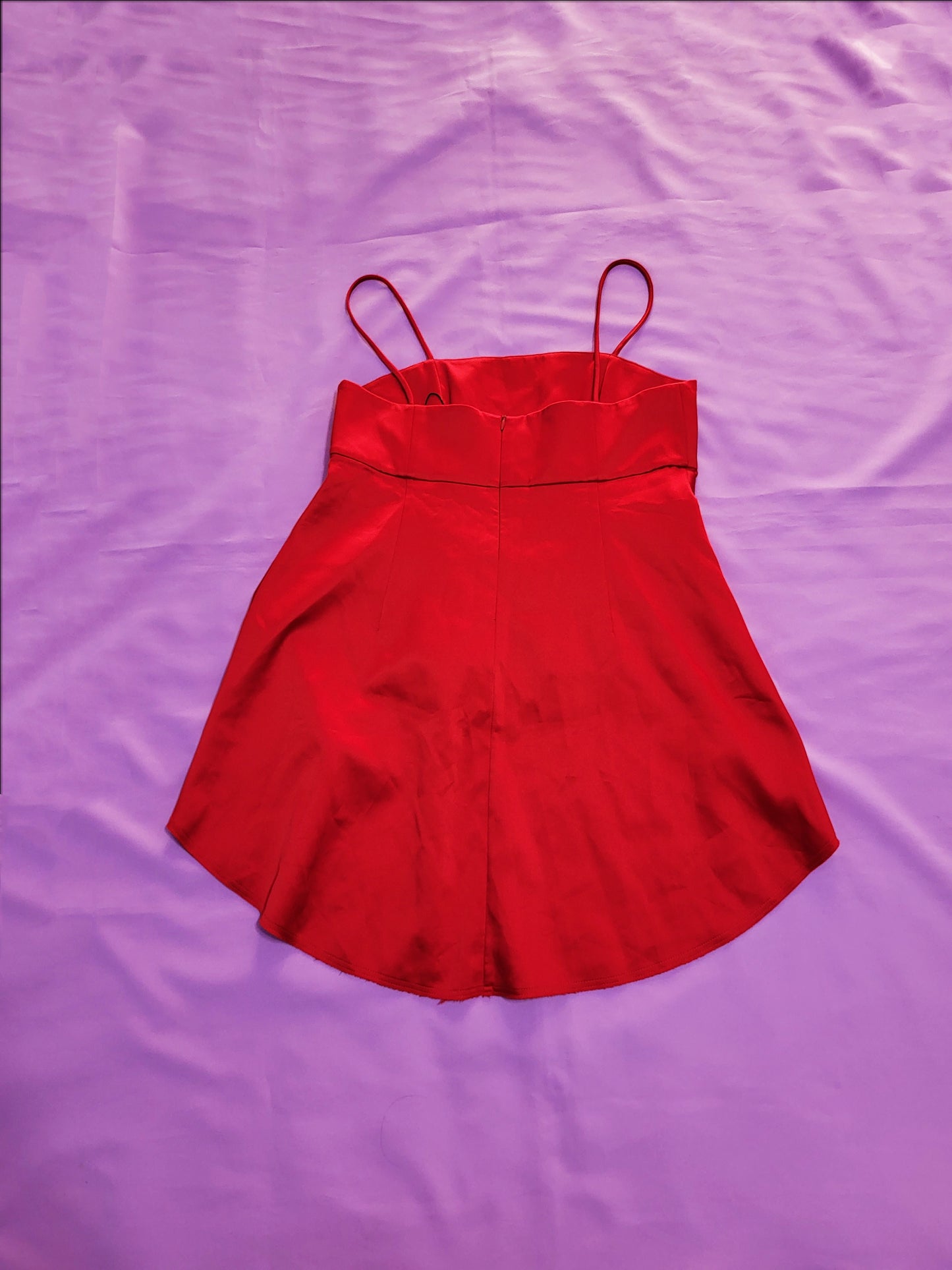 Gothic Red Saten Top