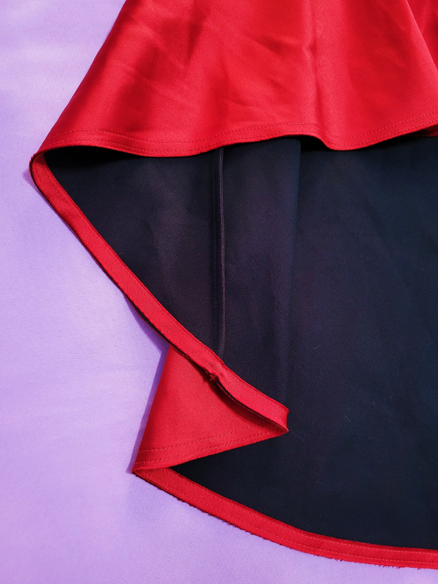 Gothic Red Saten Top