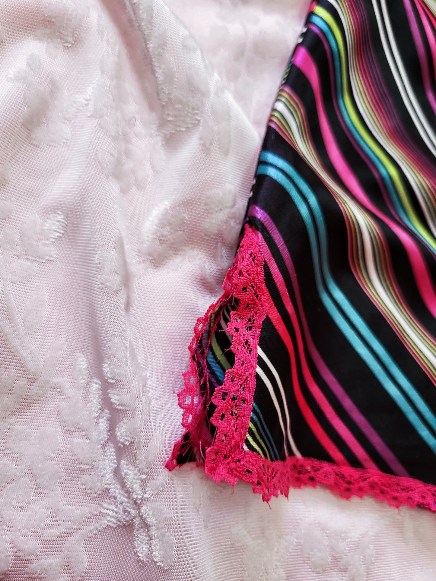 Coquette striped cami top