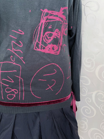 00's Desigual oversize knit balloon dress 🎀💕🍎