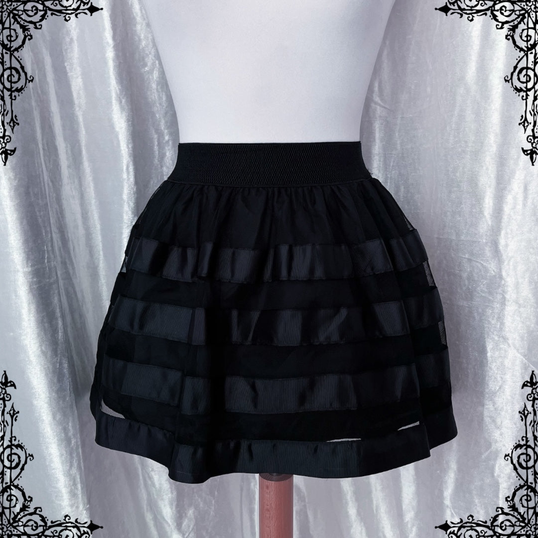 Dark coquette mesh skirt 🎀