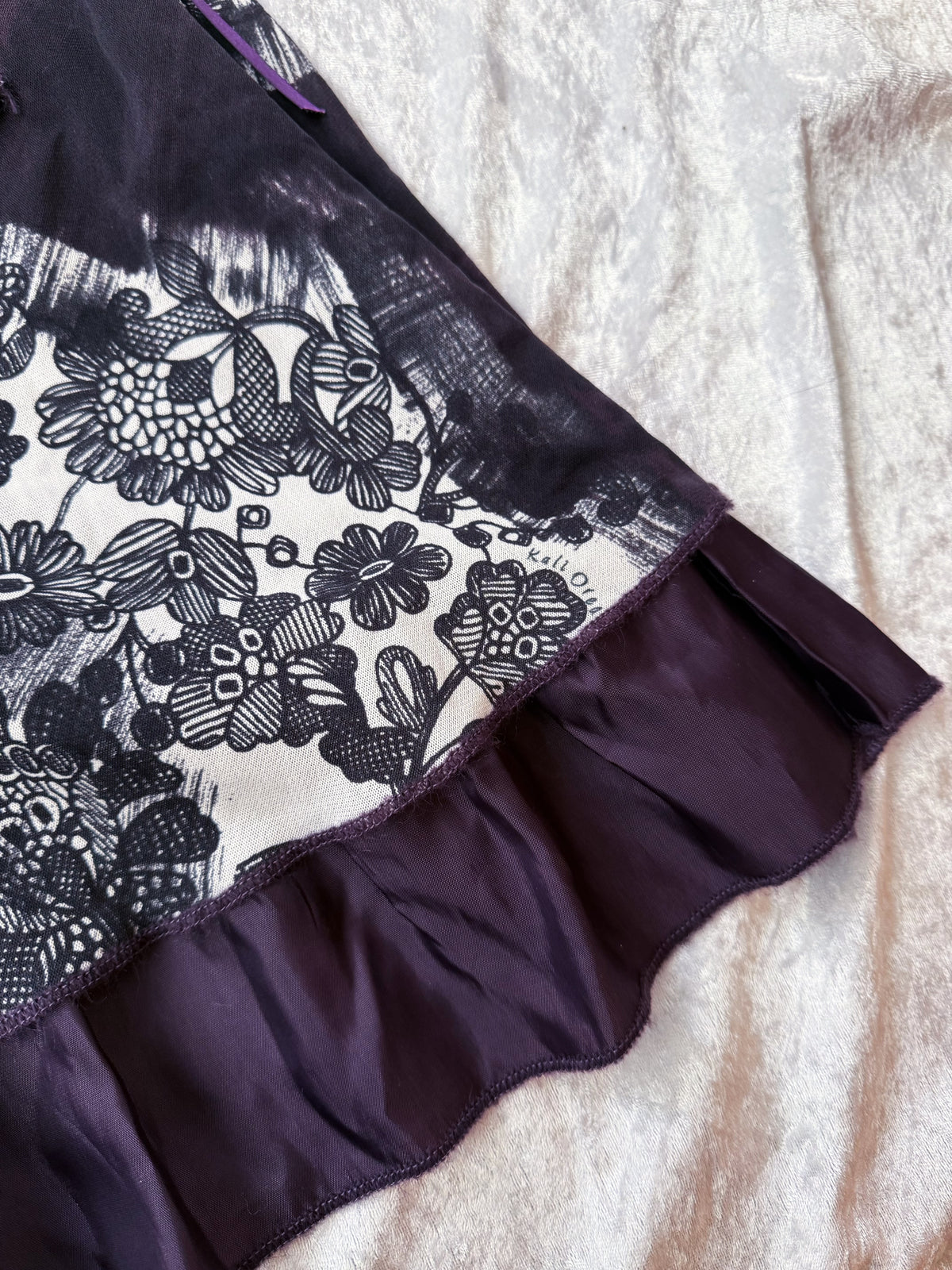 Rare Kali Orea whimsygoth patchwork dress 💜🌀🦋