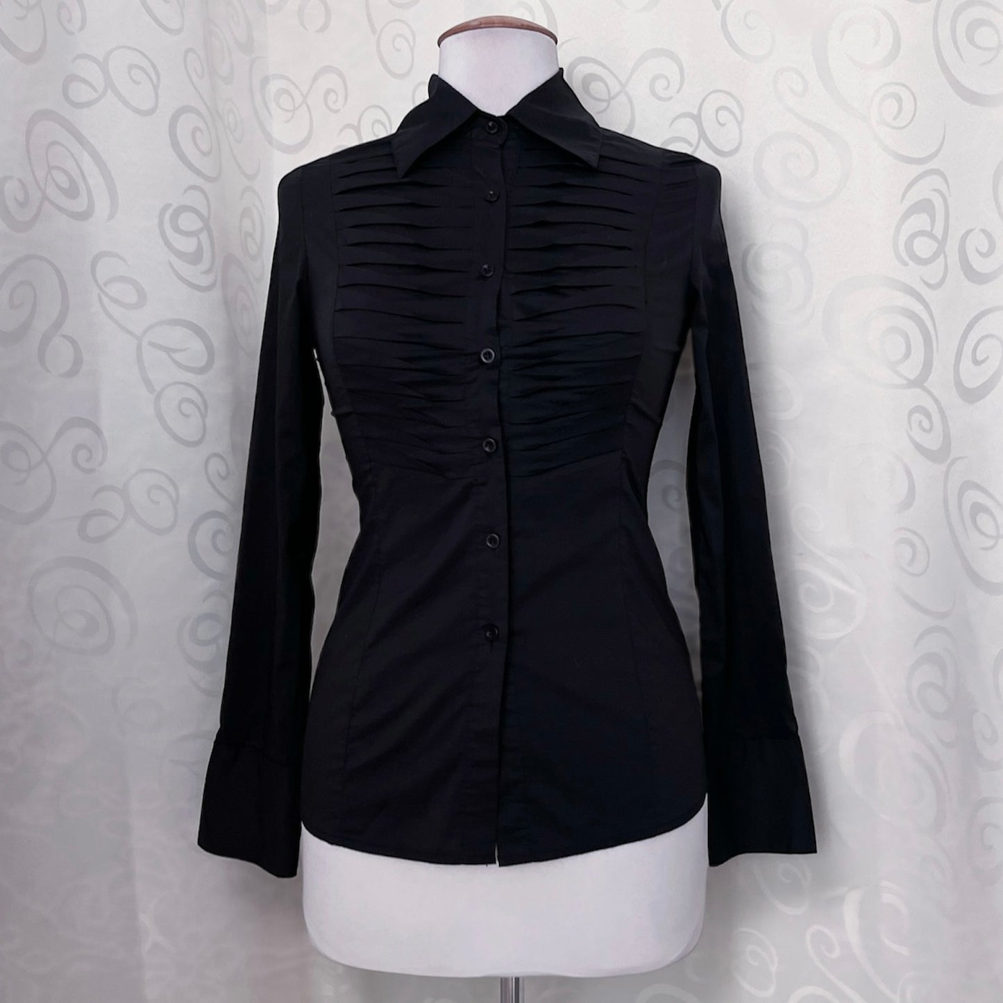 00’s Gothic military style shirt 🕷️🖤