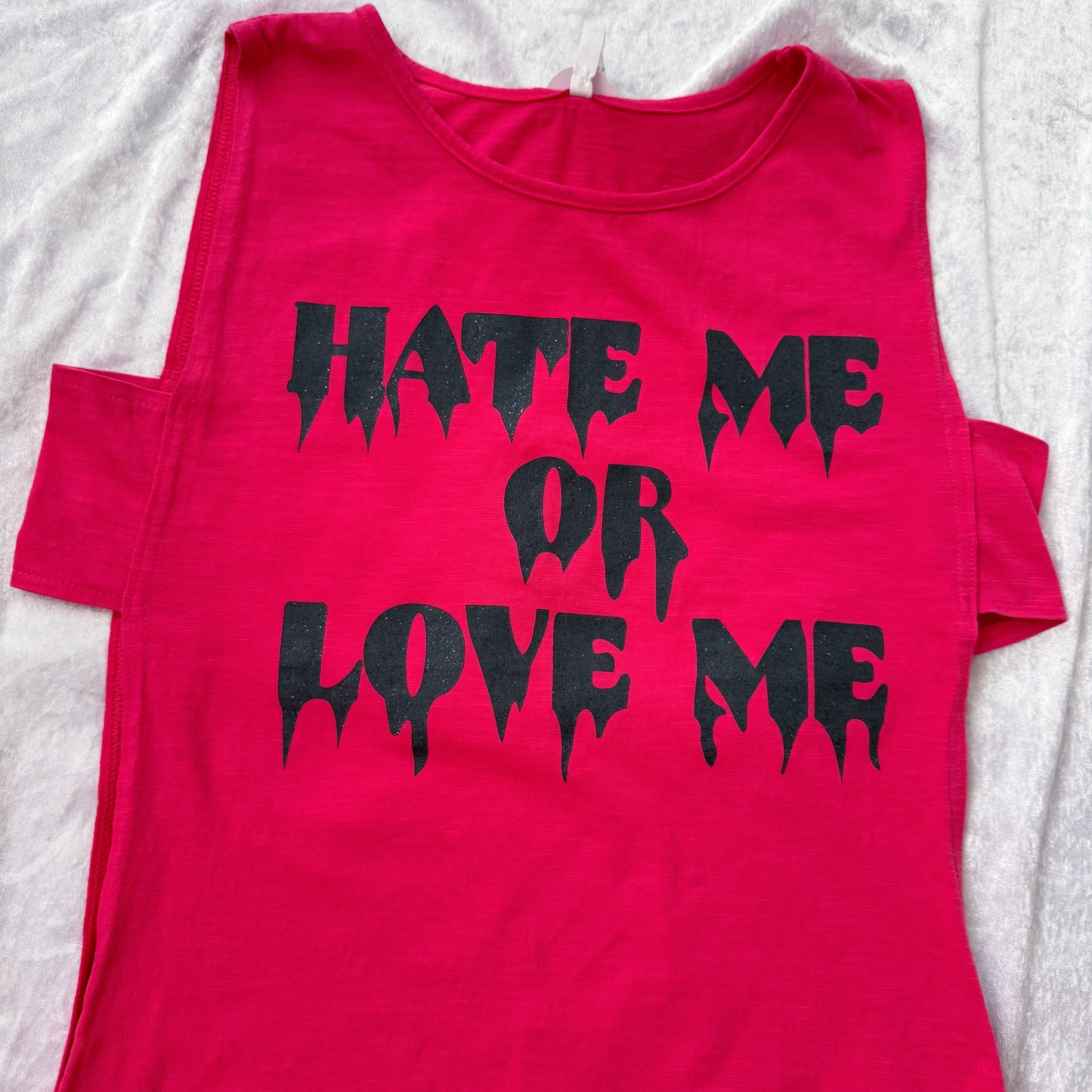 Hate me or Love Me Alt top with cut-out sides 🌀💕