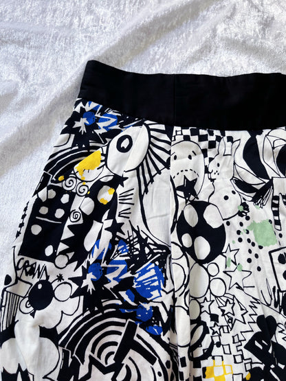 Amazing funky cotton skirt with pockets 🌈