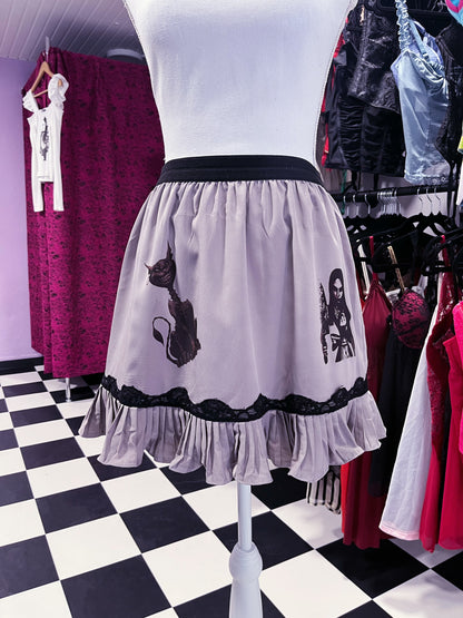 Alice REWORKED lavender dark coquette skirt 🔪