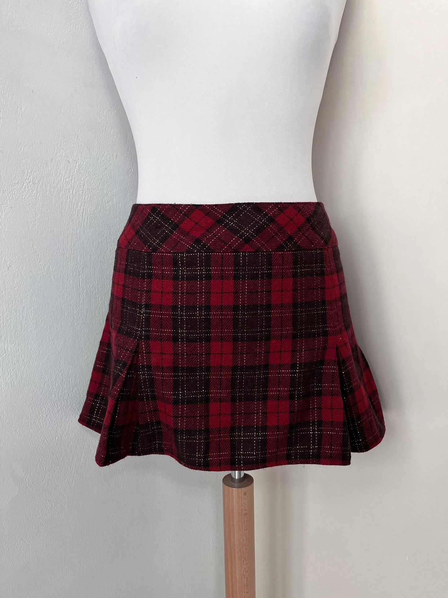 Pimkie tartan red skirt 🎸