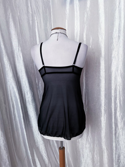 Vampire mesh babydoll top 🩸