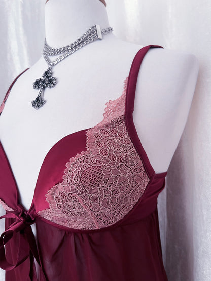 Whimsy fairy burgundy bustier top 🌹