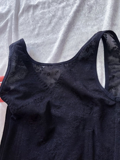 Alternative lace & mesh training corset 🕸️