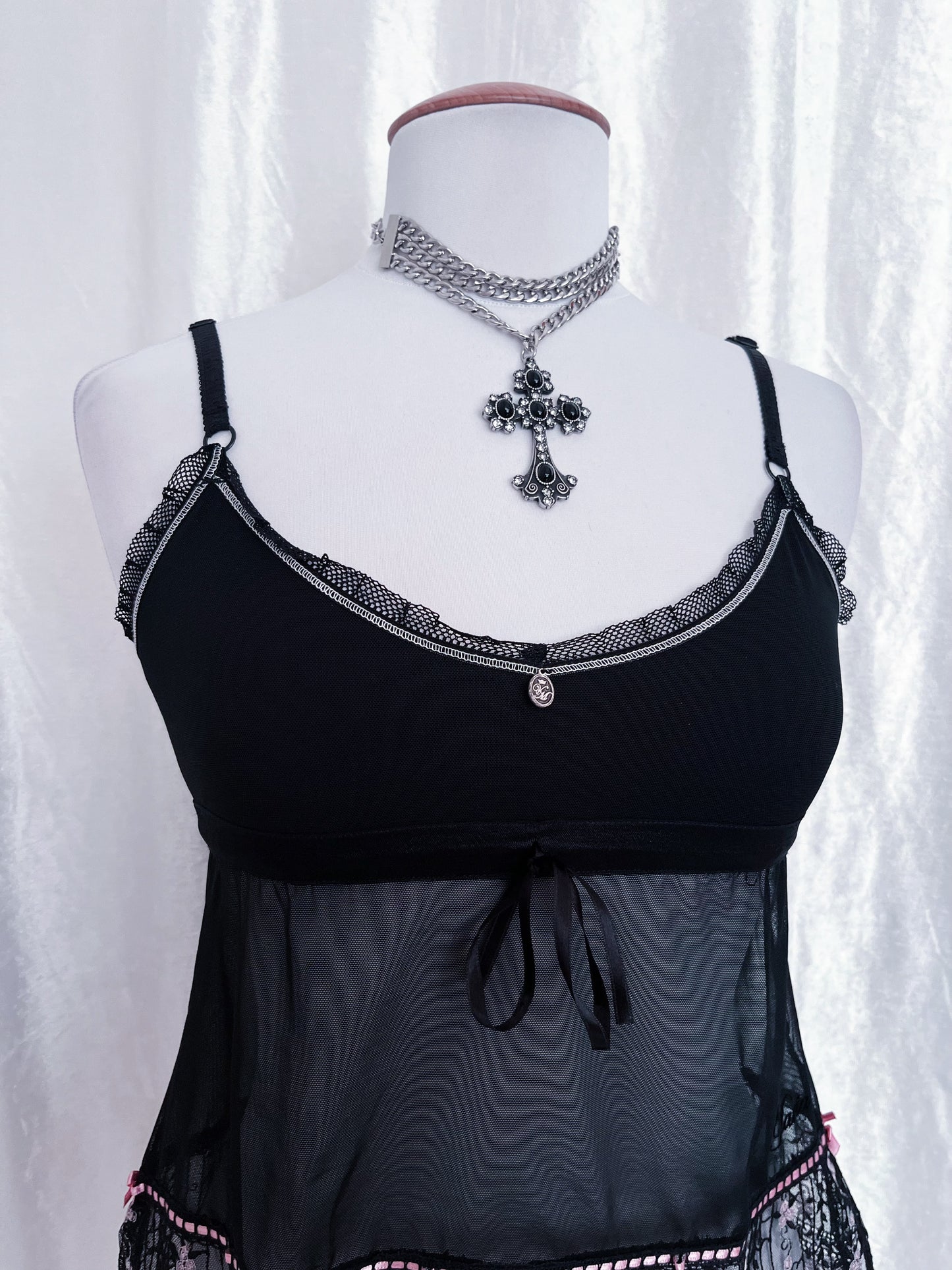 VIVE MARIA rare mesh cami top 🎀