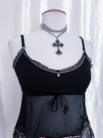 VIVE MARIA rare mesh cami top 🎀