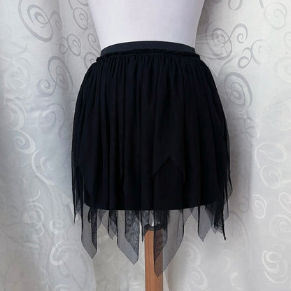 Witchy/Dark fairy tulle pointy skirt 🦇