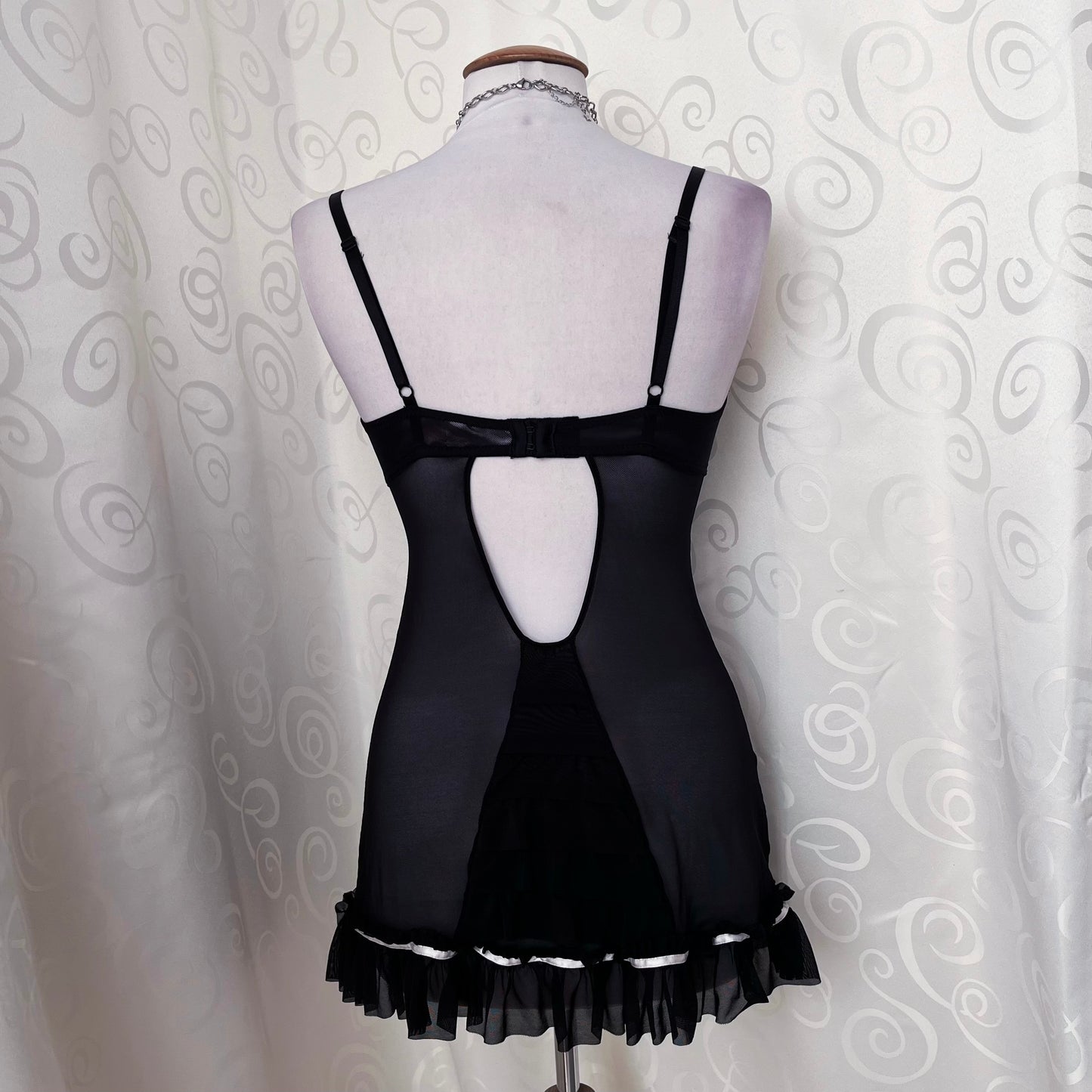 Dark coquette lilac & black nightgown 💜🌀