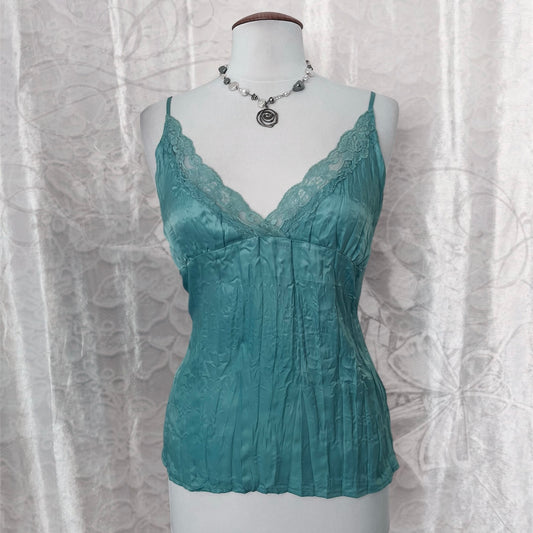 Whimsy fairy turquoise cami top 🧚🏻🧁