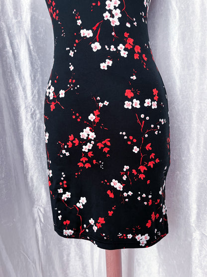Pimkie Asian Qipao style floral dress 🌹