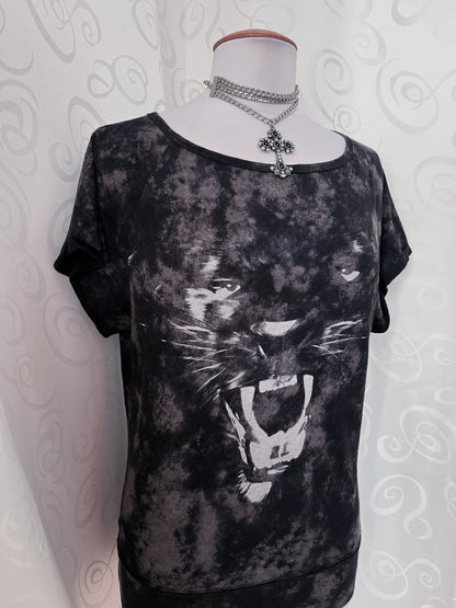 00’s Xdye Tie Dye panther tee 🐈‍⬛