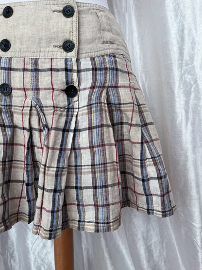 Cute dark academia x coquette linen skirt 📖📓