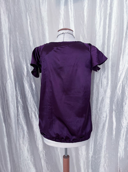 Fairy / Coquette saten purple top 💜