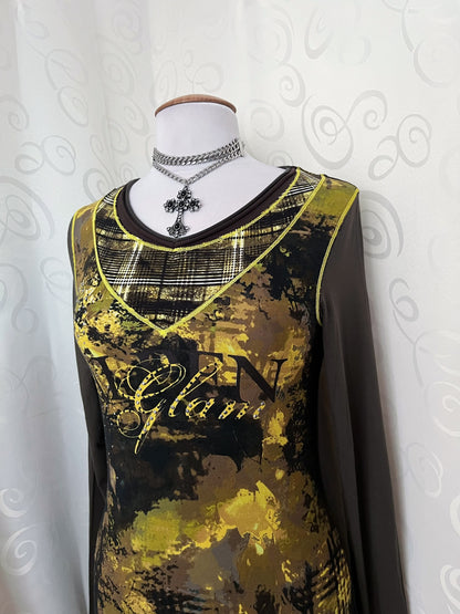 Iconic 00’s tunic top🫒🌃