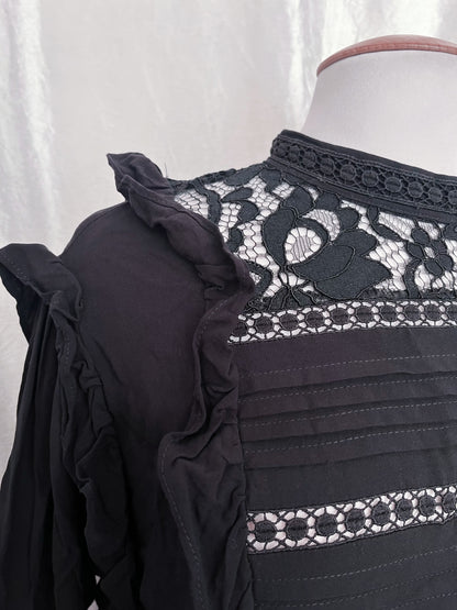Gothic lolita black dress ˚₊‧⁺⋆♱