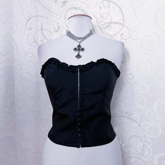 00’s black tube top 🖤♠️