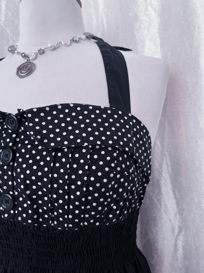00’s Fishbone polka dress 🎶